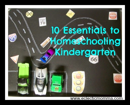 http://www.eclecticmomma.com/2014/07/10-essentials-for-homeschooling.html