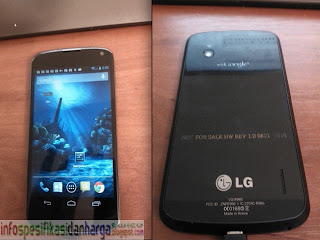 Harga LG Nexus 4 Hp Terbaru 2012