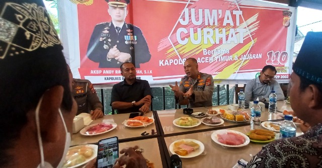 Jum'at Curhat Bersama Kapolres Aceh Timur