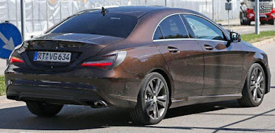 Mercedes CLA Facelift right side rear look Hd Images