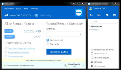 The TeamViewer function in general is to do remote computers remotely