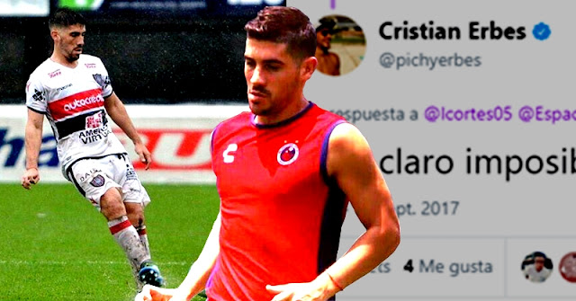 CRISTIAN ERBES: "Mas claro, imposible". La respuesta a un tweet y su NO participación con Tiburones Rojos | NO ESTABA LESIONADO