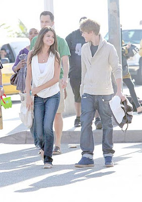 Justin Bieber and Selena Gomez