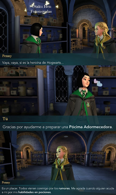 Hogwarts Mystery fotonovela Penny