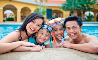 Happy family camella house and lot swimming pool