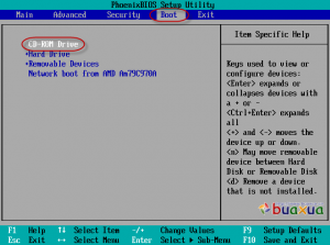 Phoenix BIOS Setup Utility 