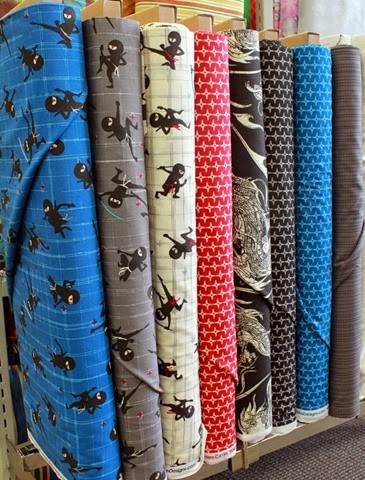 Year of the Ninja fabrics