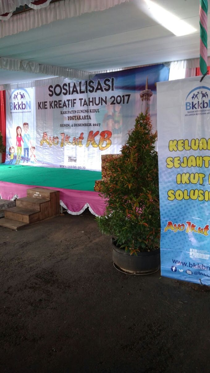 Sosialisasi KIE Kreatif Tahun 2017 di Ngawen 