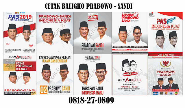 CETAK BALIGHO PRABOWO SANDI