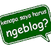 Nge-Blog Bersama Blogger Mengatasi Pikun