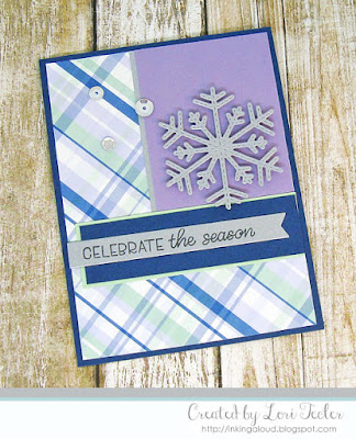 Celebrate the Season card-designed by Lori Tecler/Inking Aloud-stamps and dies from Lil' Inker Designs