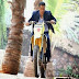 Popular And Fightet Actor Salman Khan On The Bike Funny Wallpaper