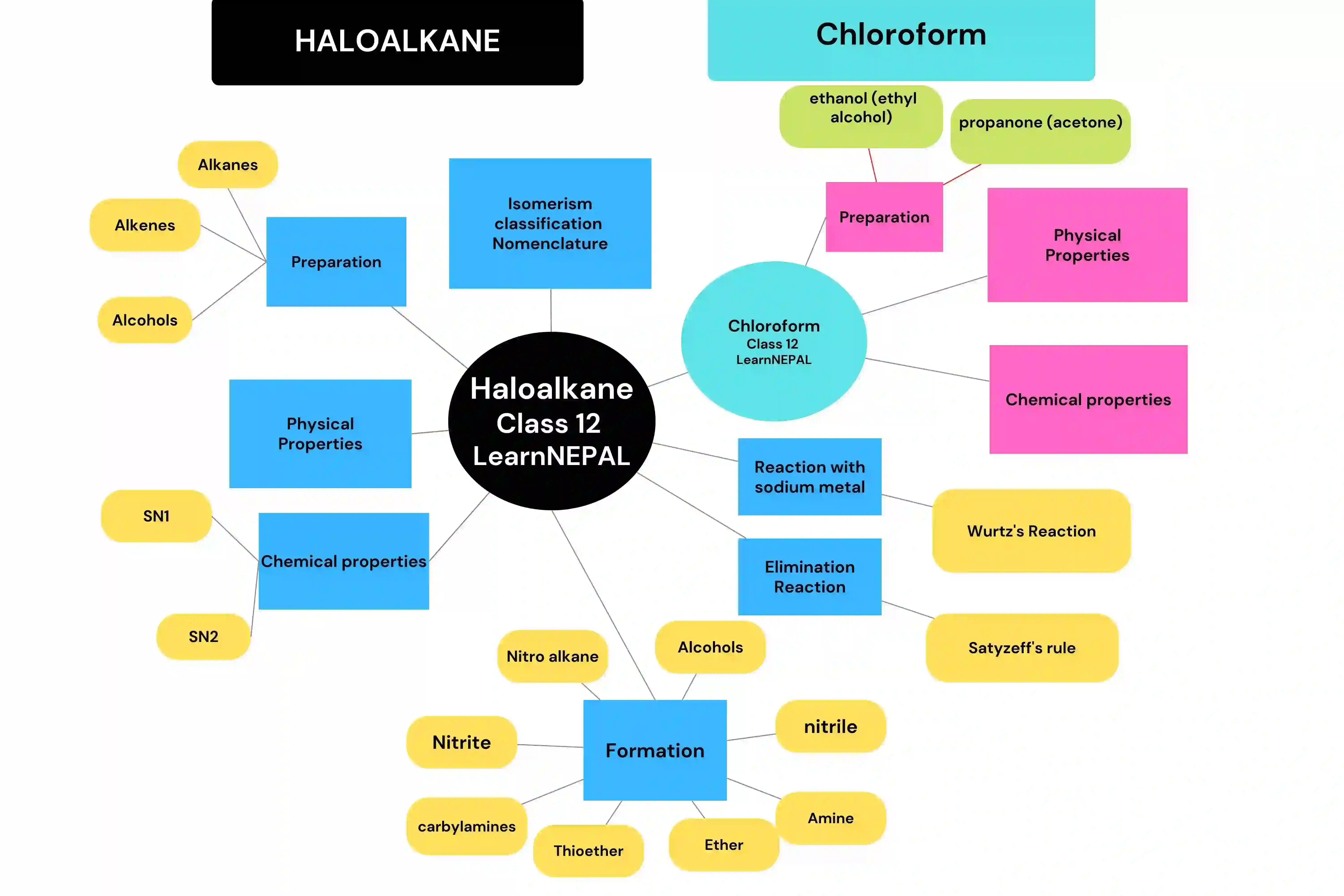 Haloalkanes Syllabus Class 12 NEB Chemistry