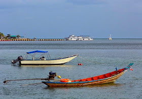 arrival to koh phangan