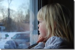 girl at window