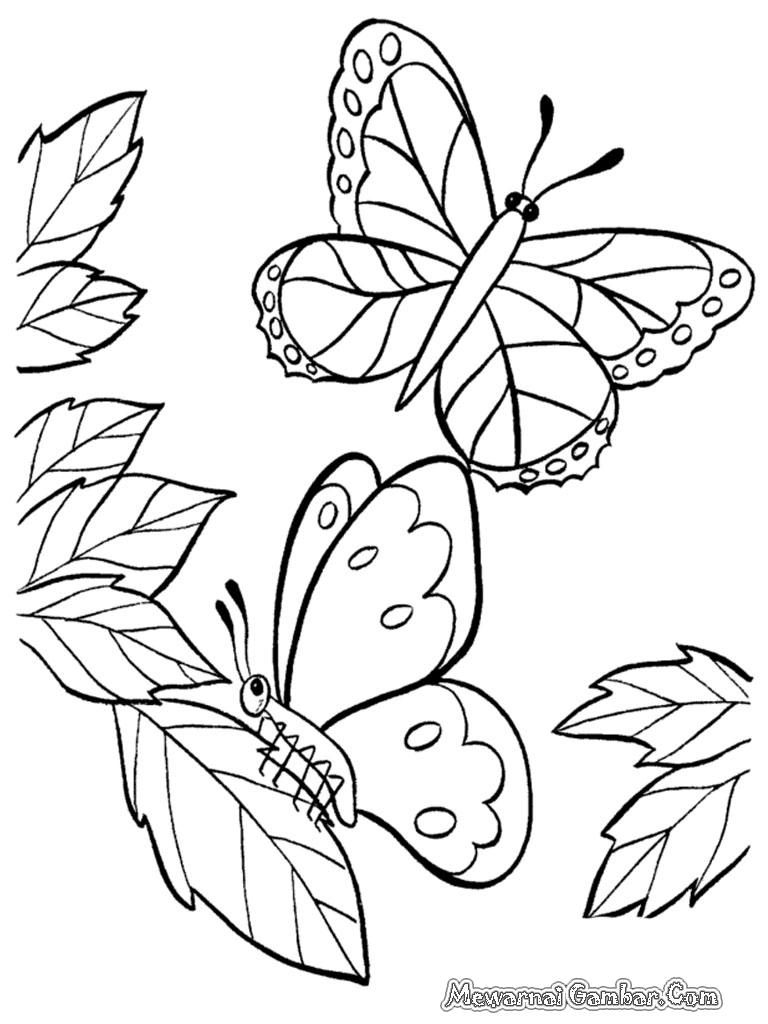 Free pemandangan alam coloring pages