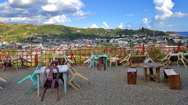 afternoon view of Catbalogan City from Tops Grill