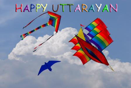 Happy Uttarayan Wallpaper