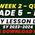 WEEK 2 GRADE 5 DAILY LESSON LOG Q