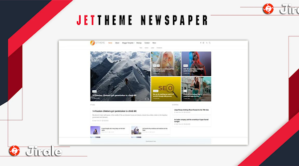 Free Jettheme Newspaper Premium Blogger Template (Paid Version)
