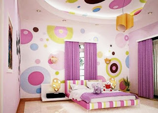 Motif Wallpaper the newest children's bedroom wall