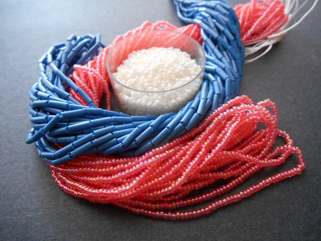 Cherry Blossom Bugle Bead Color Idea