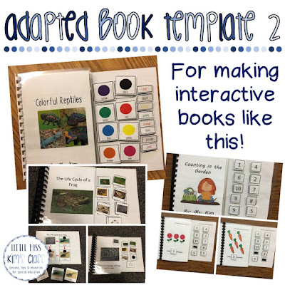 Adapted Book Templates for Special Education