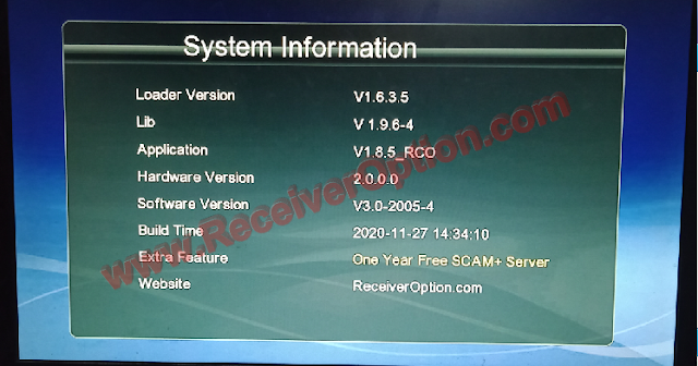 GX6605S 5815 V4.1 NEW SOFTWARE WITH ONE YEAR FREE SCAM SERVER & NEW THEME