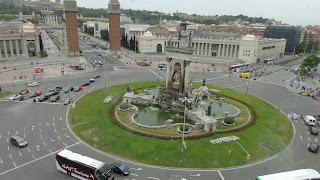 Vista para Plaça d'Espanya Barcelona Espanha