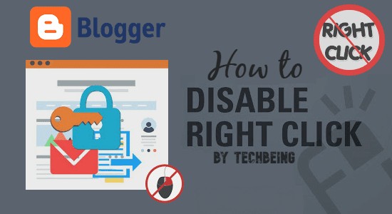 Disable Right Click On Blogger