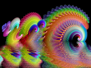 psychedelic wave wallpaper