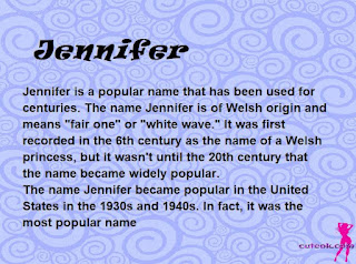 meaning of the name "Jennifer"