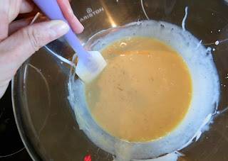 Macaron ganache montée caramel beurre salé préparation