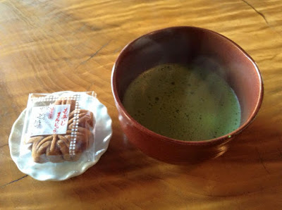 抹茶ともみじ饅頭,Green tea and Momiji Manjyu