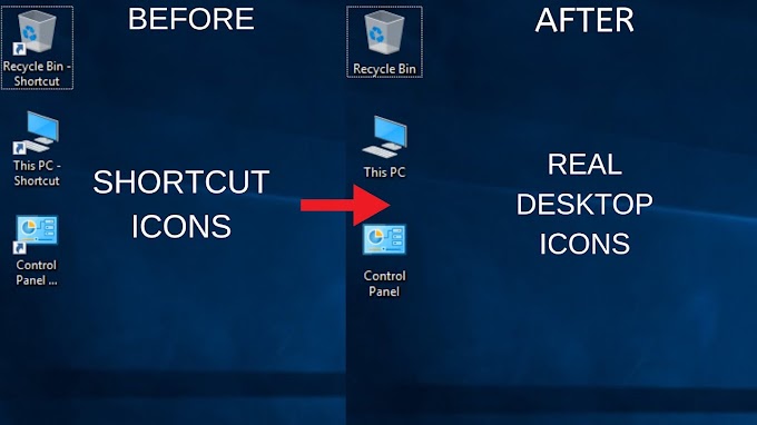 HOW TO SHOW DESKTOP ICON IN WINDOW 10