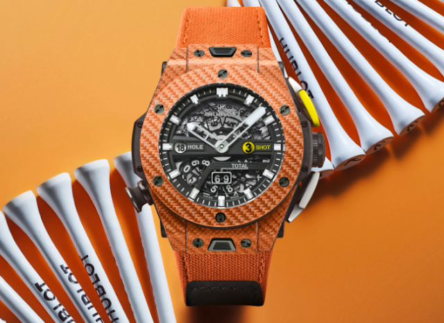 Hublot Big Bang Unico Golf Orange Carbon 45mm watch Replica