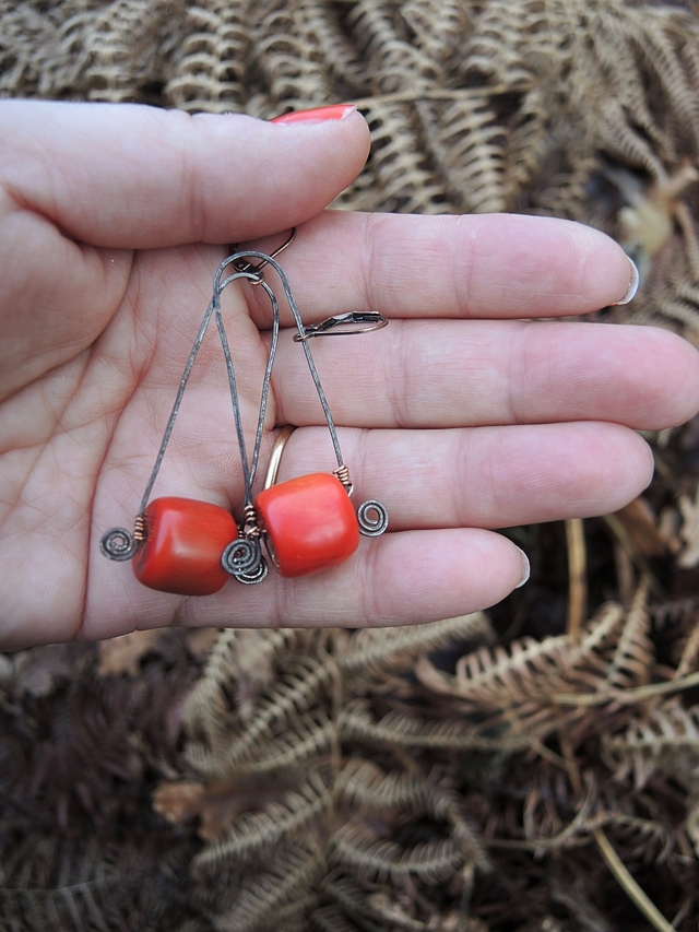 DIY oorbellen/earrings 'Becca'