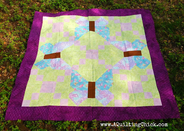  A Quilting Chick - Butterfly Trellis