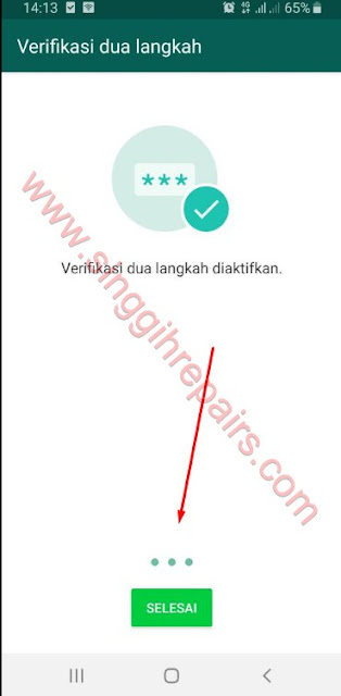 verifkasi 2 langkah whatsapp