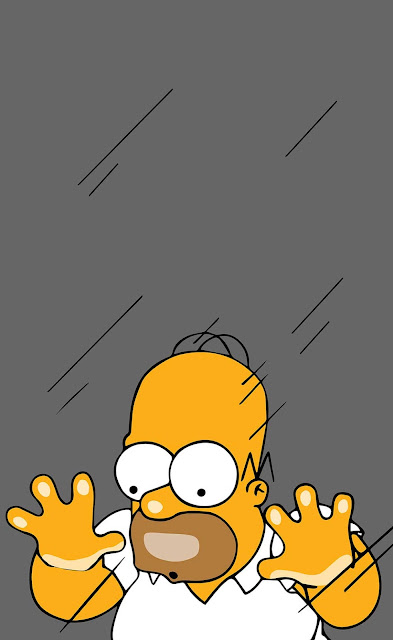 Homer Simpson, Glass, Window, Mobile Wallpaper is a free high resolution image for Smartphone iPhone and mobile phone.