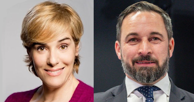 Anabel Alonso y Santiago Abascal