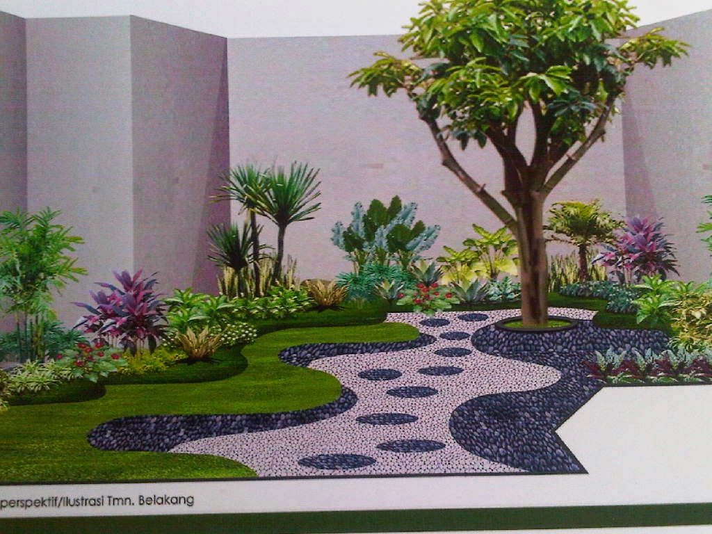 Buat Taman Rumah  Cantik TAMAN RUMAH  MINIMALIS 