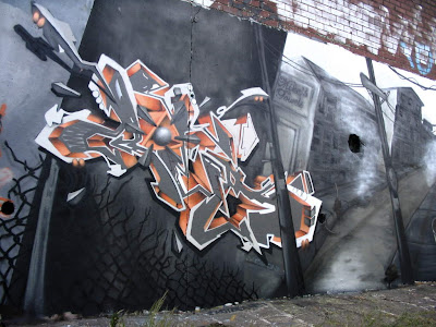 graffiti art, graffiti alphabet, 3D graffiti