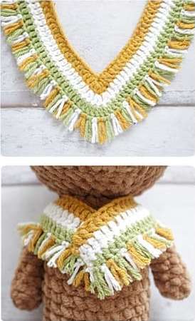 Crochet Cape for Toys