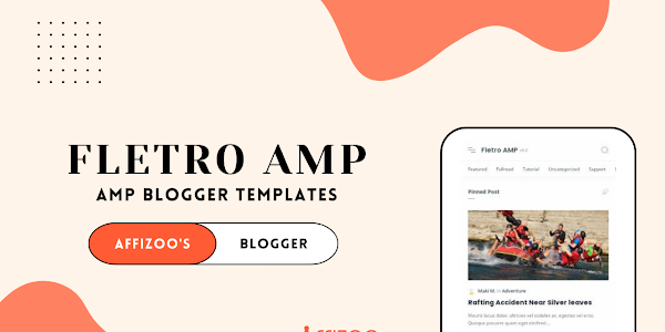 [100% Original] Fletro AMP v6.0 Premium Blogger Template ~ Safelink Download