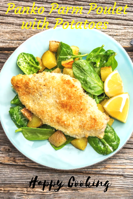 Panko Parm Poulet with Potatoes Recipe