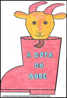 Leitura e interpretação de texto, livro a bota do bode