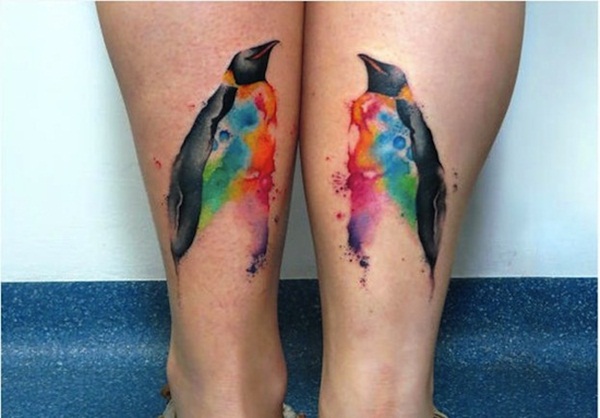 tatuagem pinguim