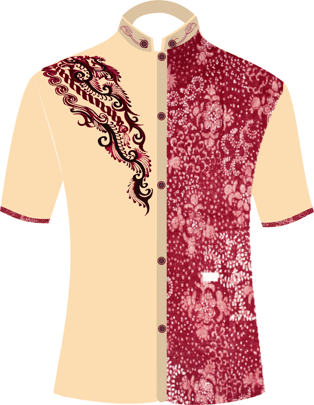 Download Desain Baju Batik  Cdr Desaprojek