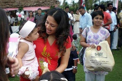 Diya's first birthday, daughter of Surya and Jyotika